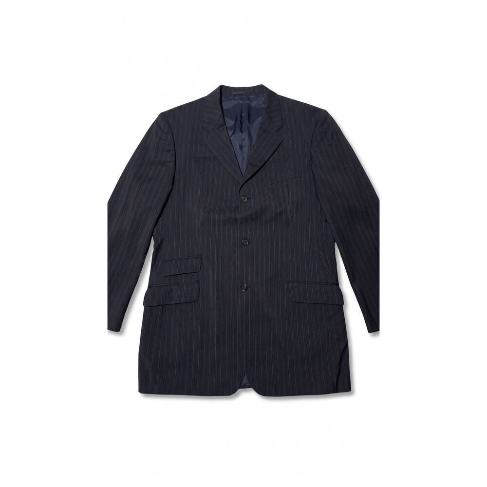Hugo Boss Men's Navy Pinstripe Blazer Sport Coat 44T